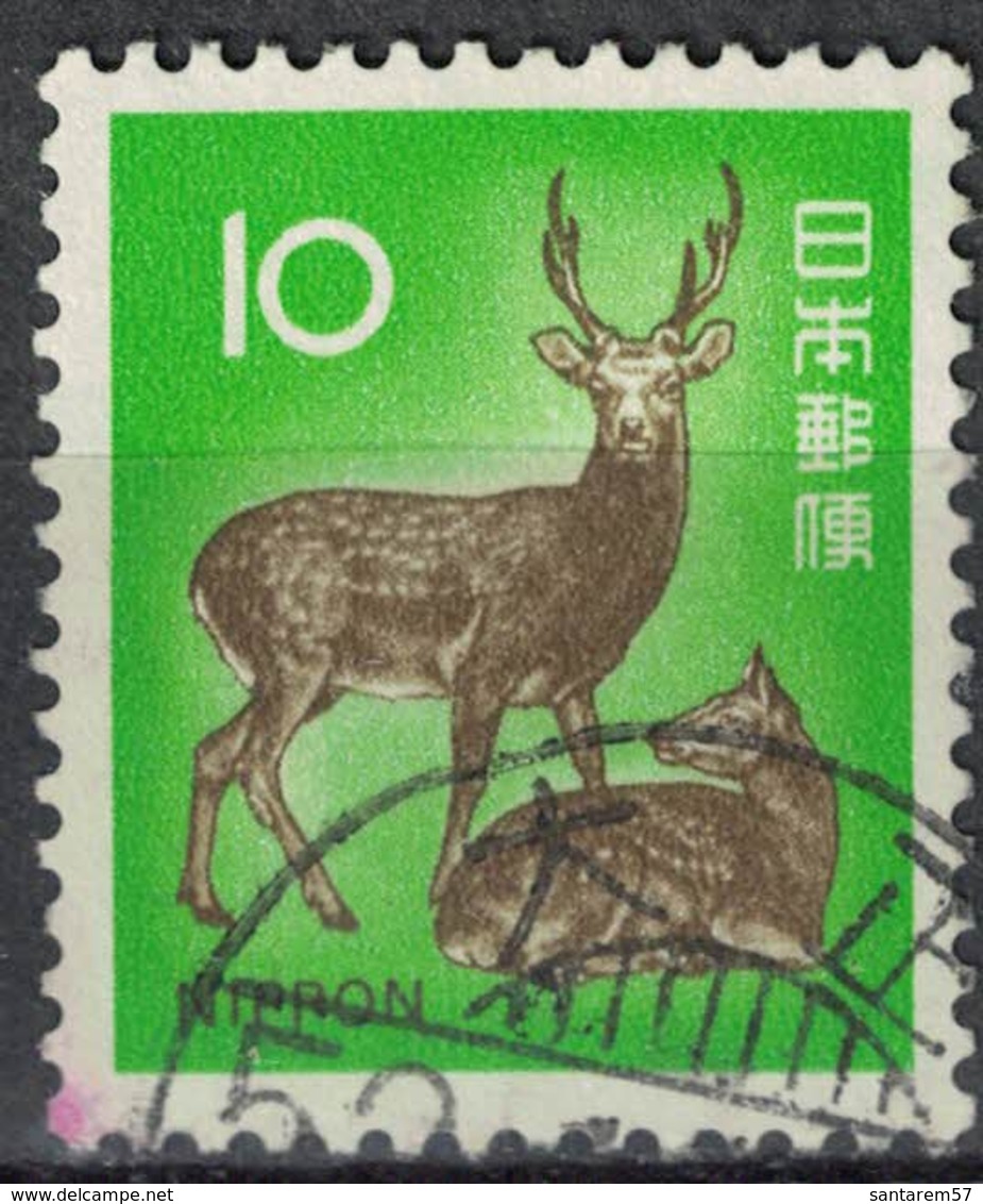 Japon 1972 Oblitéré Used Animal Cervus Nippon Cerf Sika SU - Oblitérés