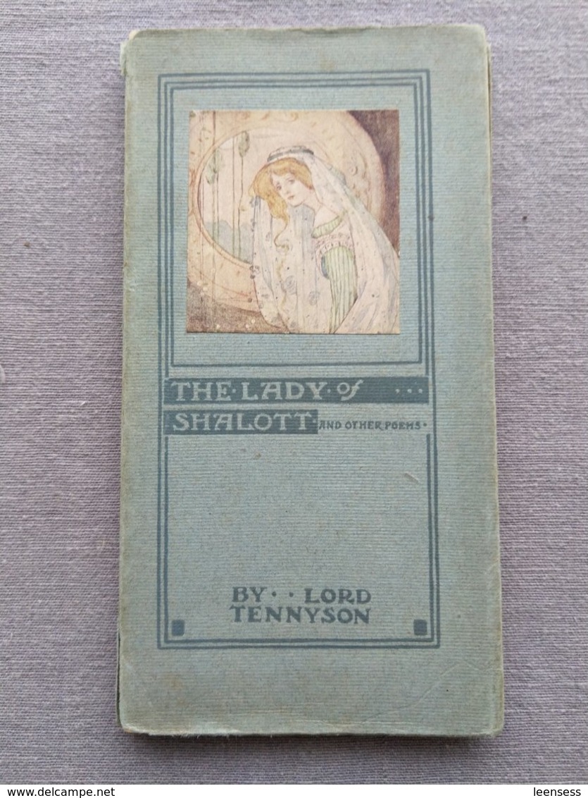 The Lady Of Shalott And Other Poems; Alfred Lord Tennyson; Art Nouveau; (early 20th Century) - Poetry