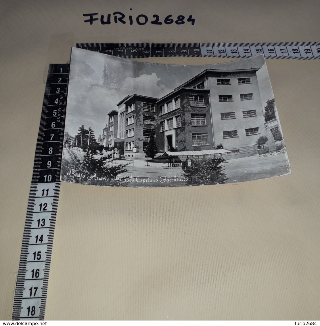 C-88871 BUSTO ARSIZIO SCUOLE CIPRIANO FACCHINETTI PANORAMA - Busto Arsizio