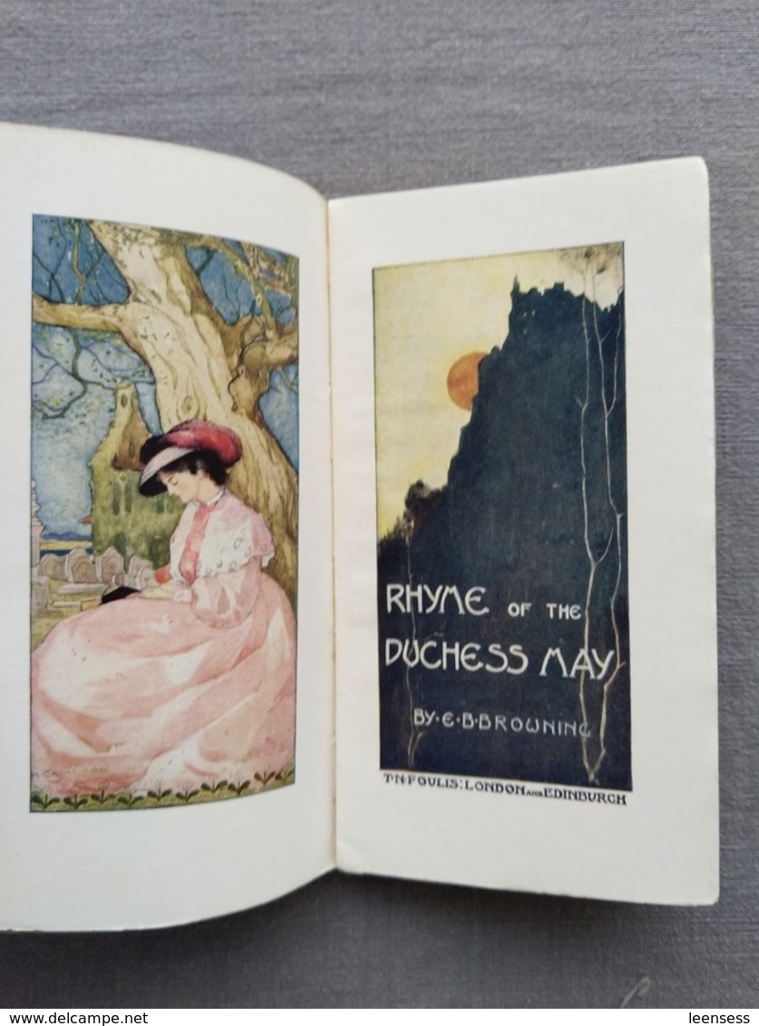 The Rhyme Of The Duchess May; Elizabeth Browning; Art Nouveau; (early 20th Century) - Poésie