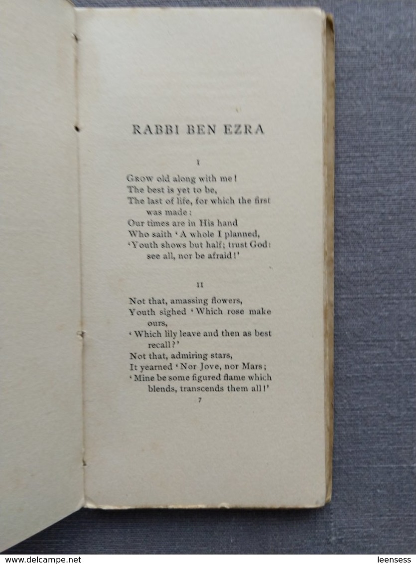 Rabbi Ben Ezra; Robert Browning; Art Nouveau; (early 20th Century) - Poésie