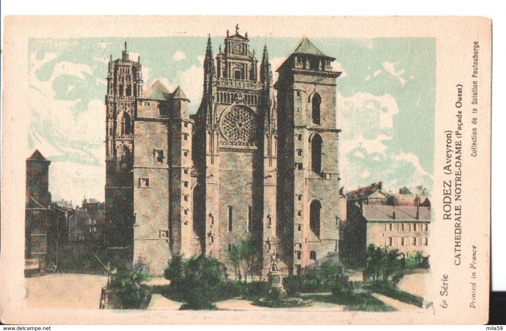 Lot de 15 cartes. Collection de la Kolarsine et de la Solution Pautauberge. Les Cathédrales de France.