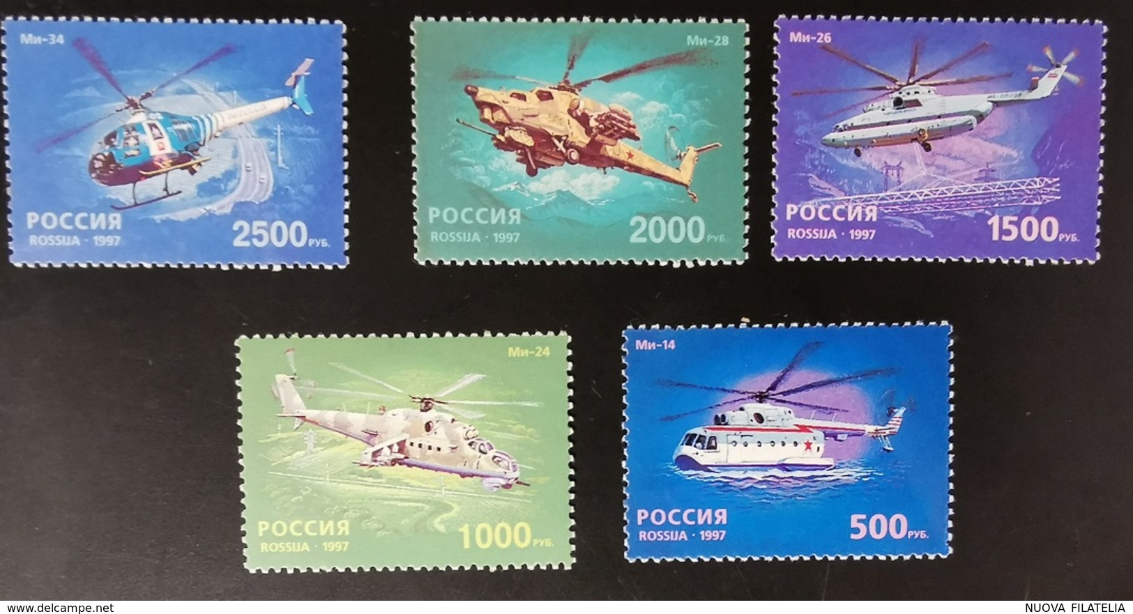 RUSSIA 1997 ELICOTTERI - Nuovi