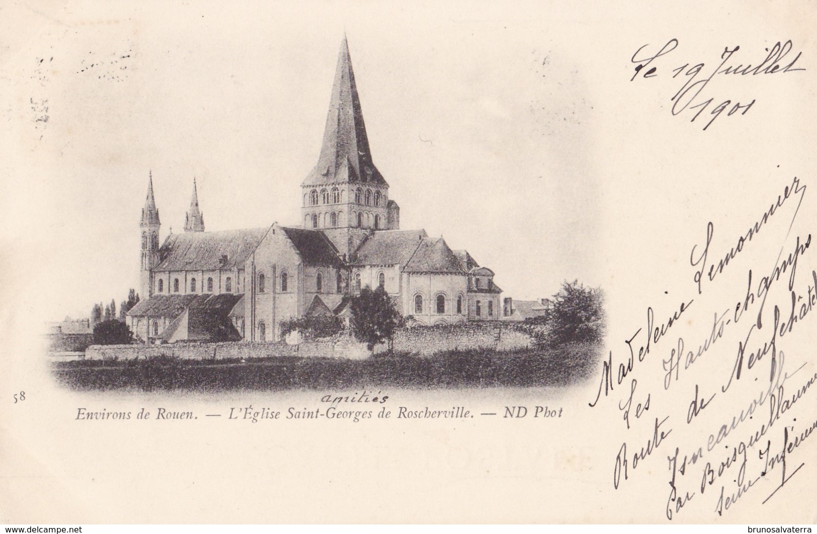 ENVIRONS DE ROUEN - L'Eglise Saint-Georges De Roscherville - Saint-Martin-de-Boscherville