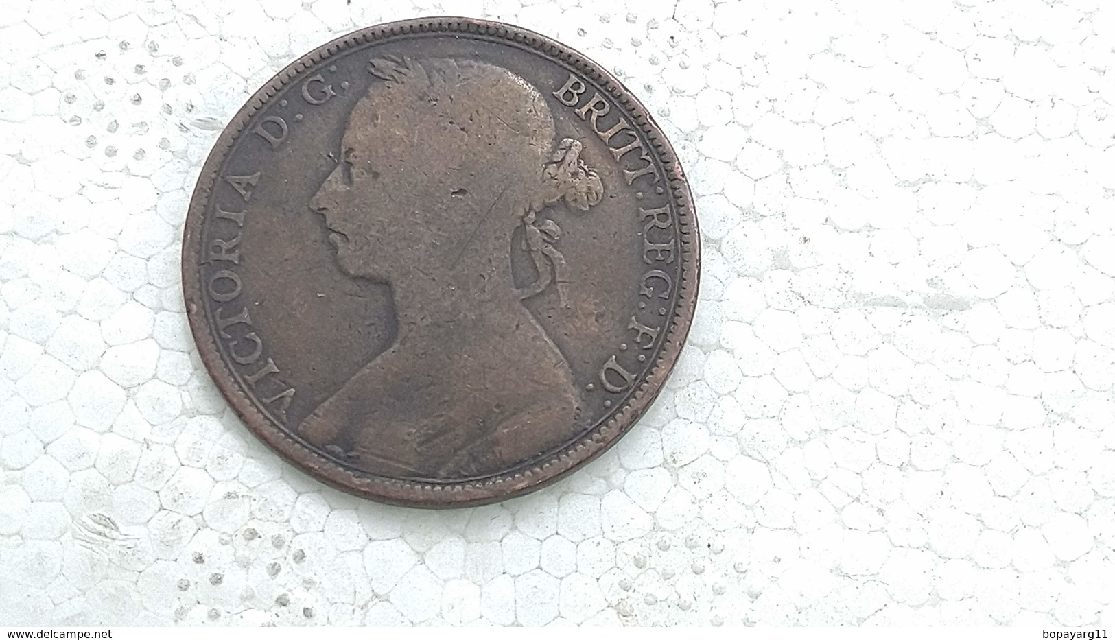 GREAT BRITAIN 1890 - ONE PENNY 1 Penique Moneda Coin Munze #2 - D. 1 Penny