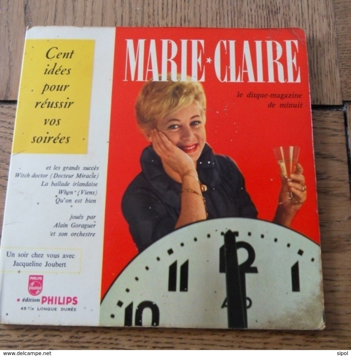 Disque 45 Tours Dans Sa Pochette  D Origine : Marie Claire Cent Idées Pour Vos Soirées Années 1955 / 60 - 45 T - Maxi-Single