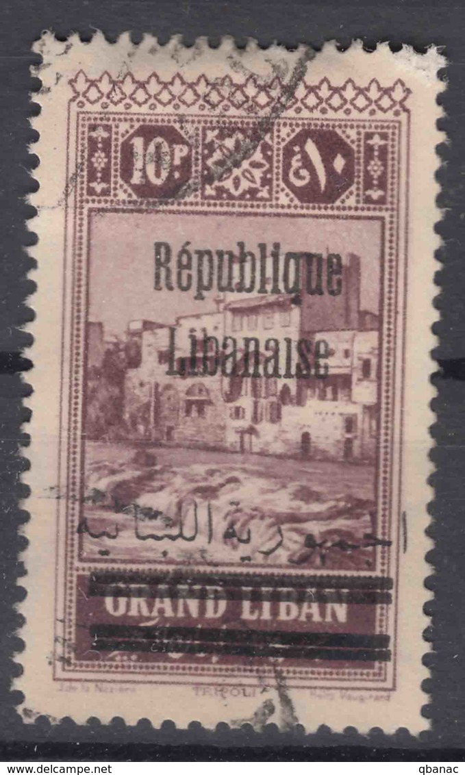 Grand Liban, Great Lebanon 1927 Yvert#94 Used - Used Stamps