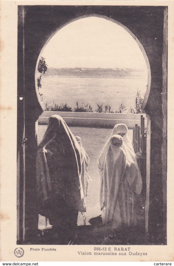 AFRIQUE,AFRIKA,AFRIQUE,MAROC,MOROCCO,MARRUECOS,RABAT,OUDAYAS,FEMME AVEC VOILE - Rabat