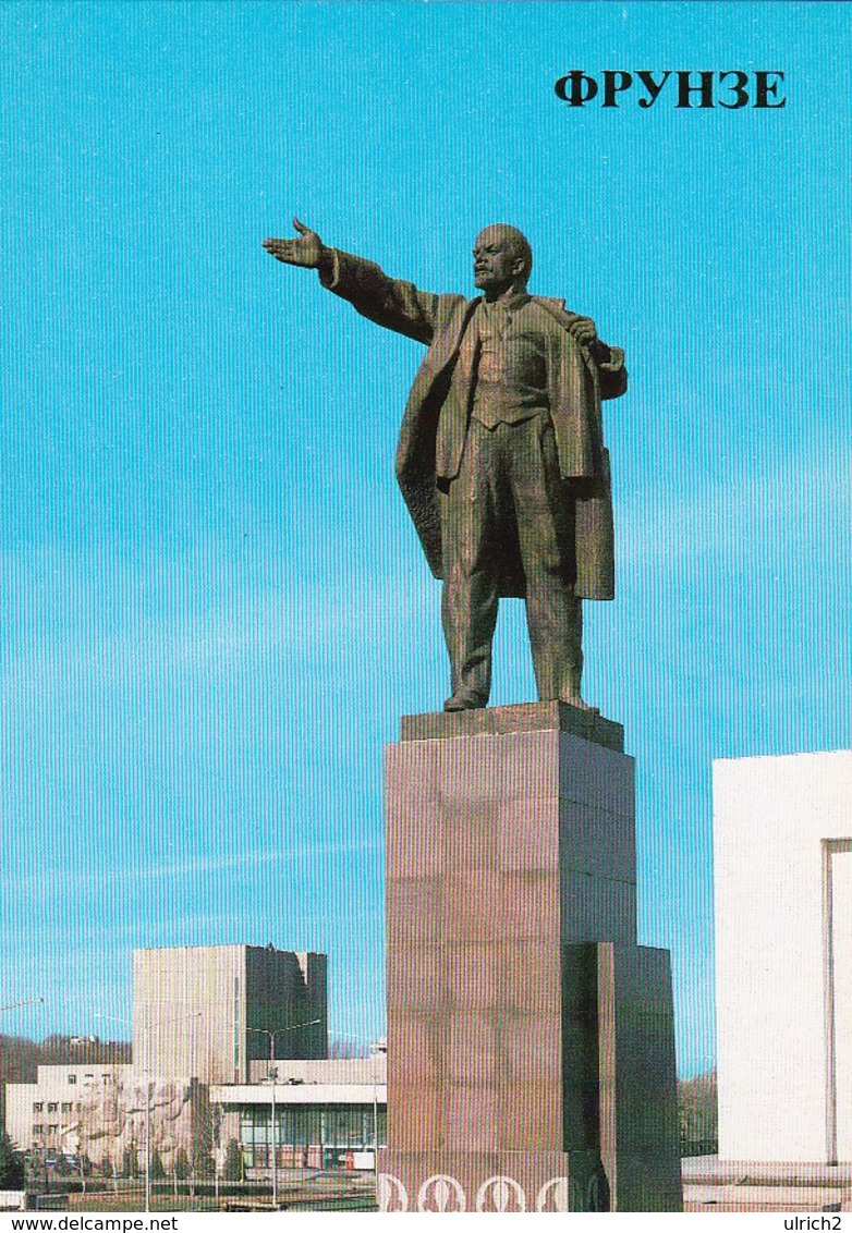 AK Frunze - Monument To V. I. Lenin (48485) - Kirguistán