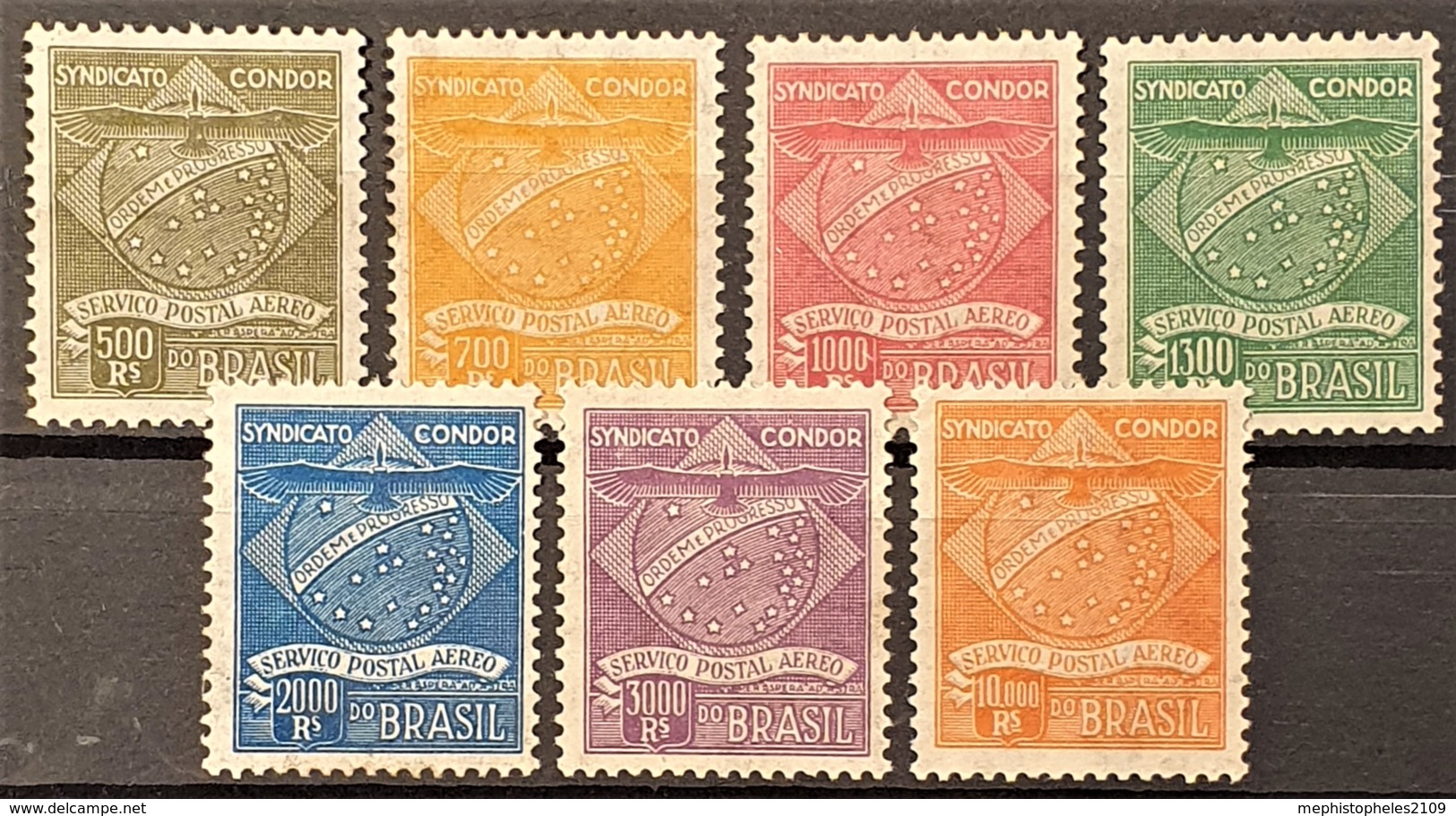 BRASIL 1927 - MLH - Sc# 1CL1-1CL7 - Condor Syndicate - Complete Set! - Ongebruikt