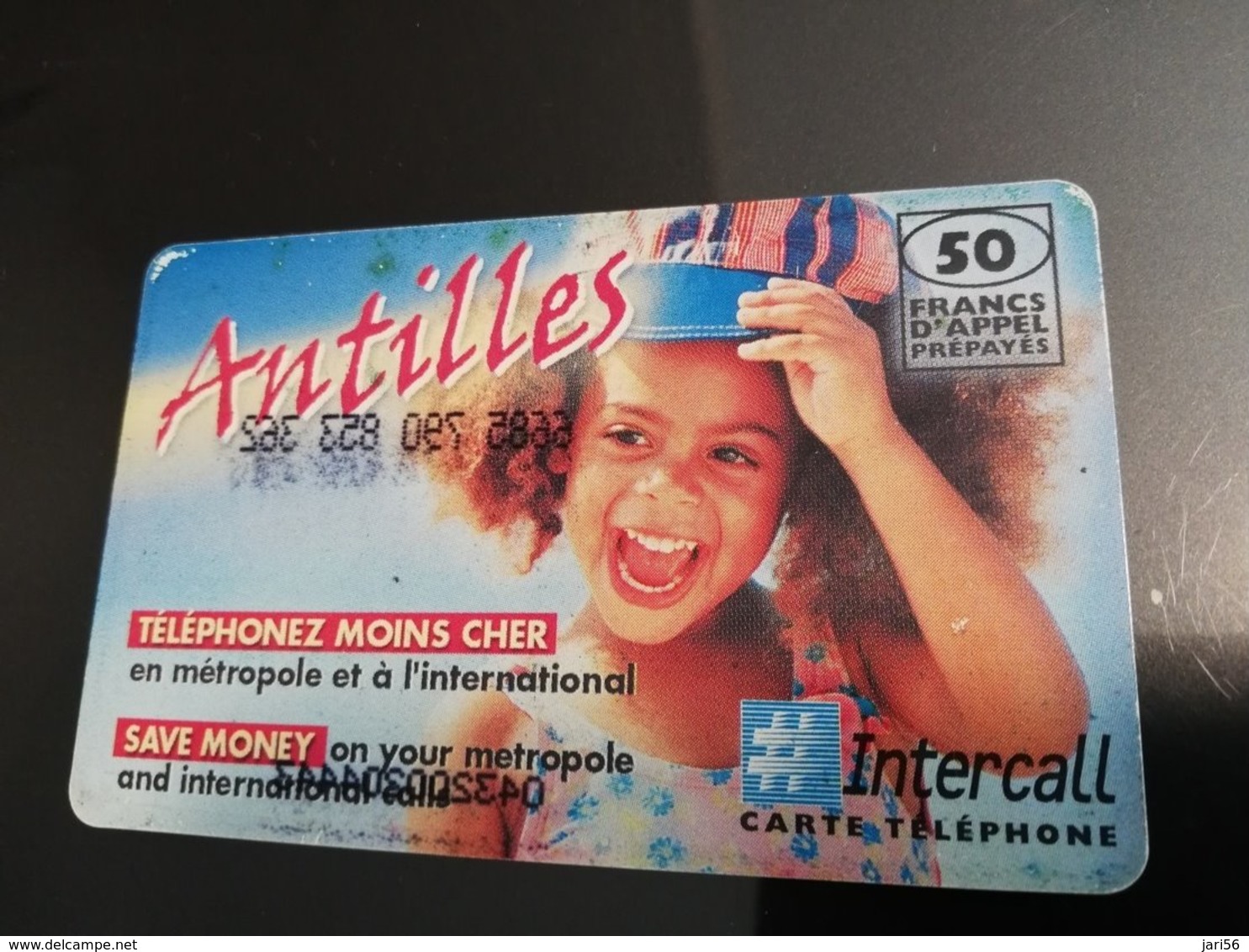 ST MARTIN ANTILLES  INTERCALL 50 UNITS   ** 846 ** - Antillas (Francesas)