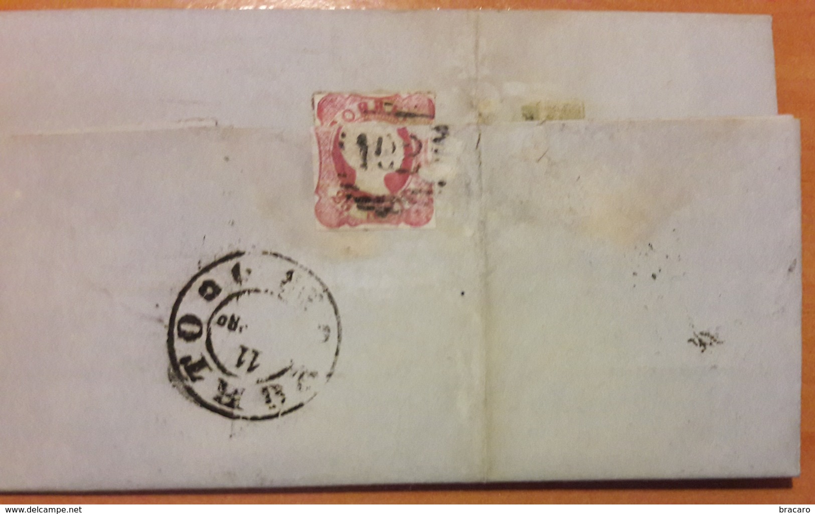 Portugal - COVER - Stamp: 25 Reis D. Pedro V - Cancel: Porto + 102 + 193 ? + ? - Brieven En Documenten