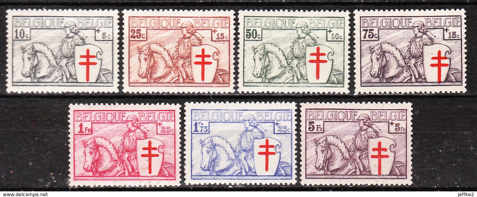 394/400**  Les Chevaliers - Série Complète - MNH** - COB 600 - Vendu à 13.50% Du COB!!!! - Neufs