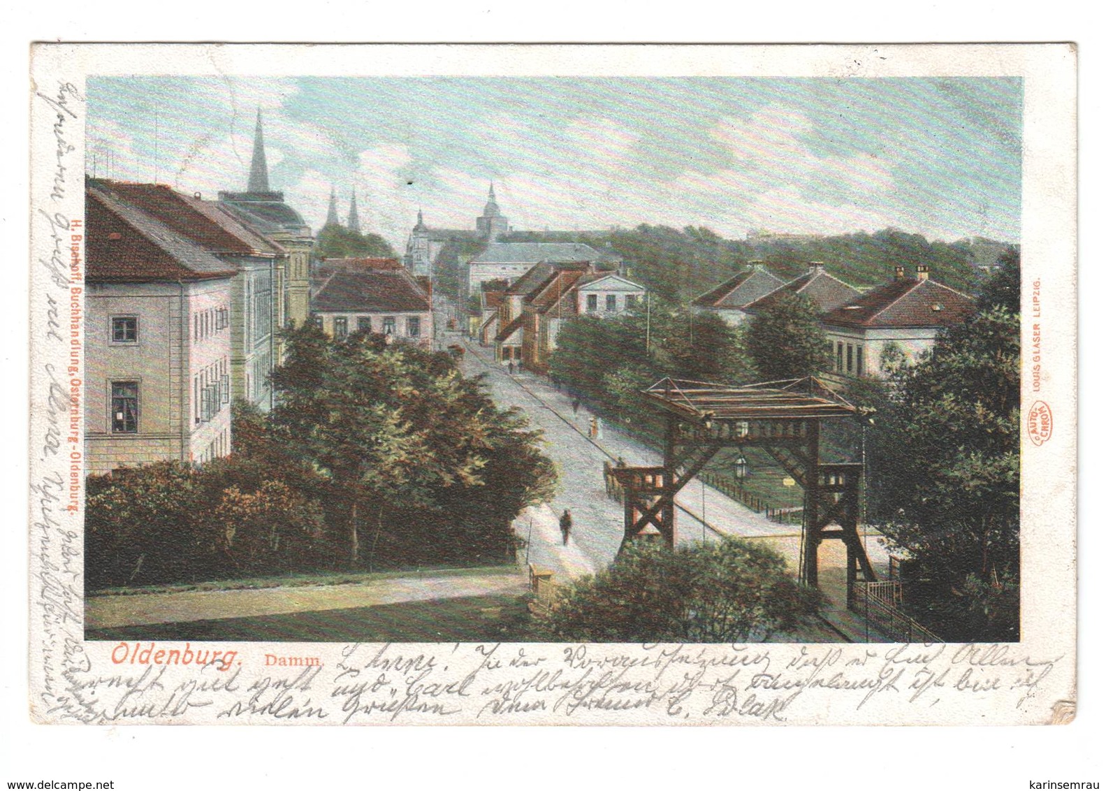 Ansichtskarte ,  Oldenburg , Damm , 1900 - Oldenburg