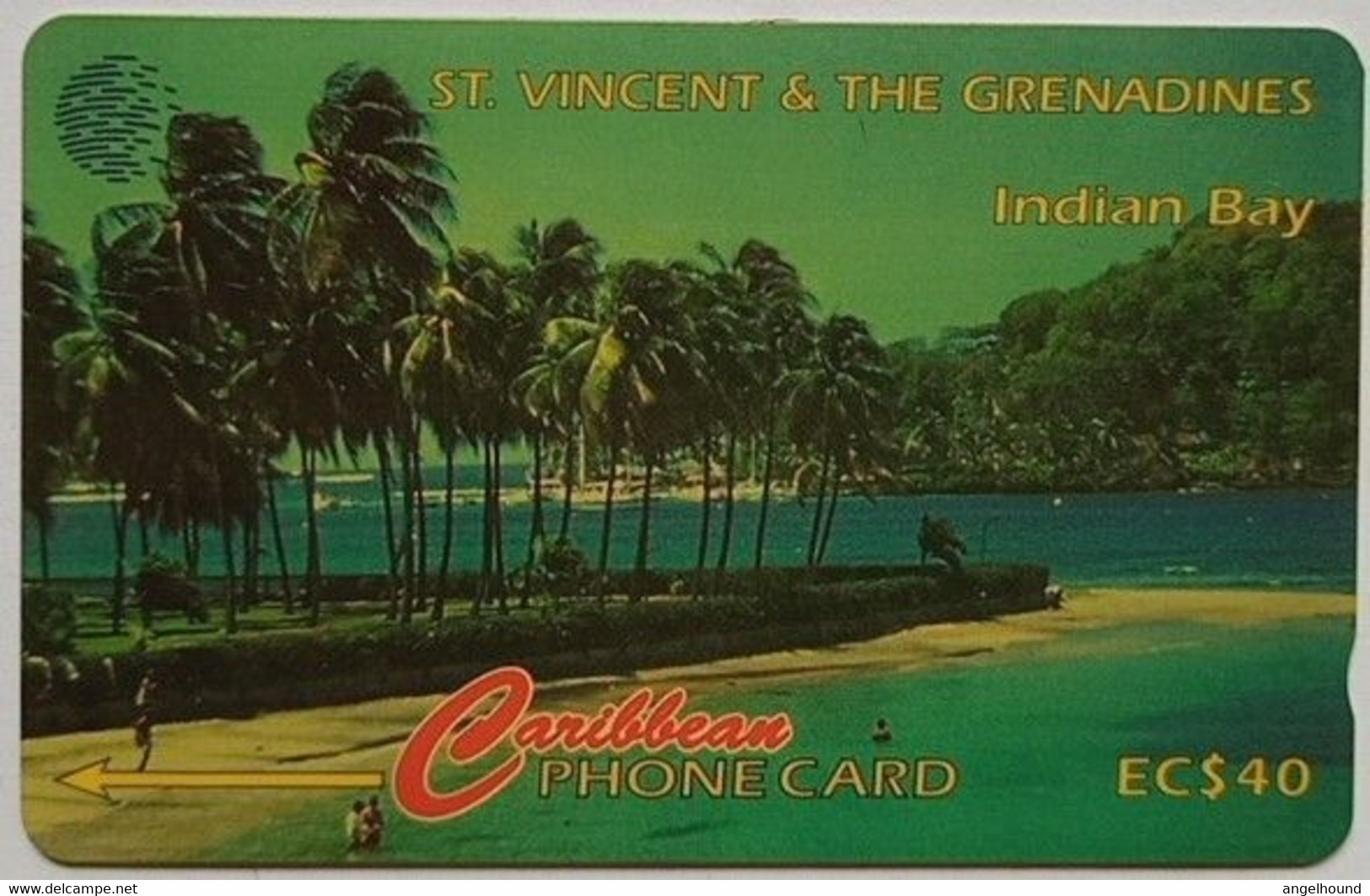 St. Vincent And Grenadines Cable And Wireless 52CSVC  EC$40  " Indian Bay " - St. Vincent & Die Grenadinen