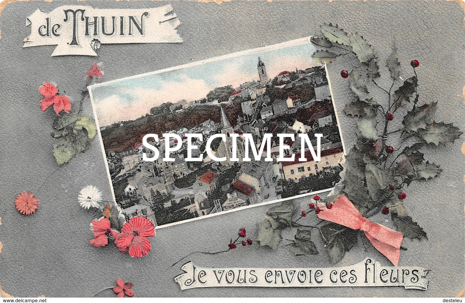 Je Vous Envoi Ces Fleurs De Thuin - Thuin