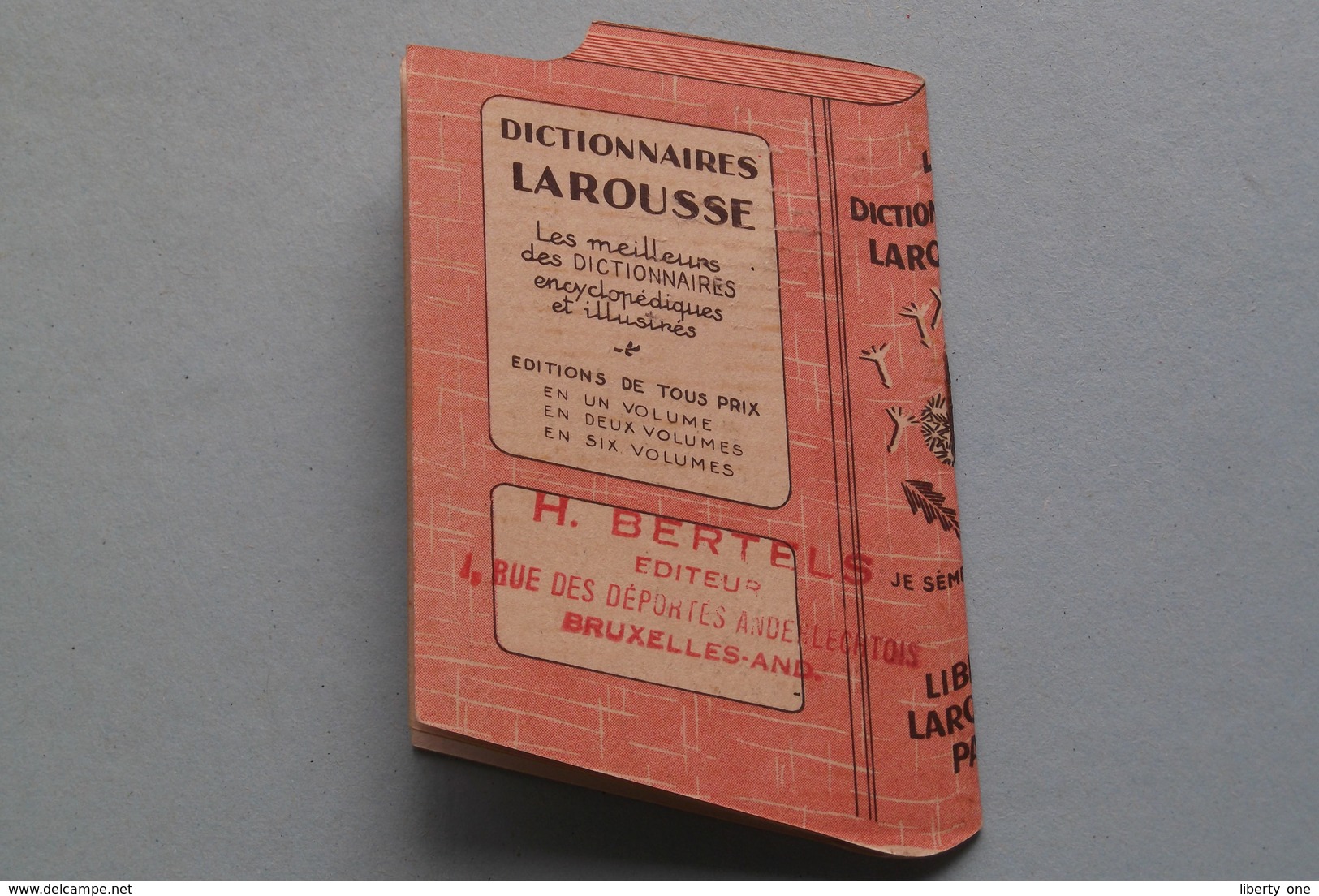 Le Livre de Chaque Jour 1939 le LAROUSSE Dictionnaires ( Kalender > zie foto's ) Stamp H. BERTELS Editeur Bruxelles !