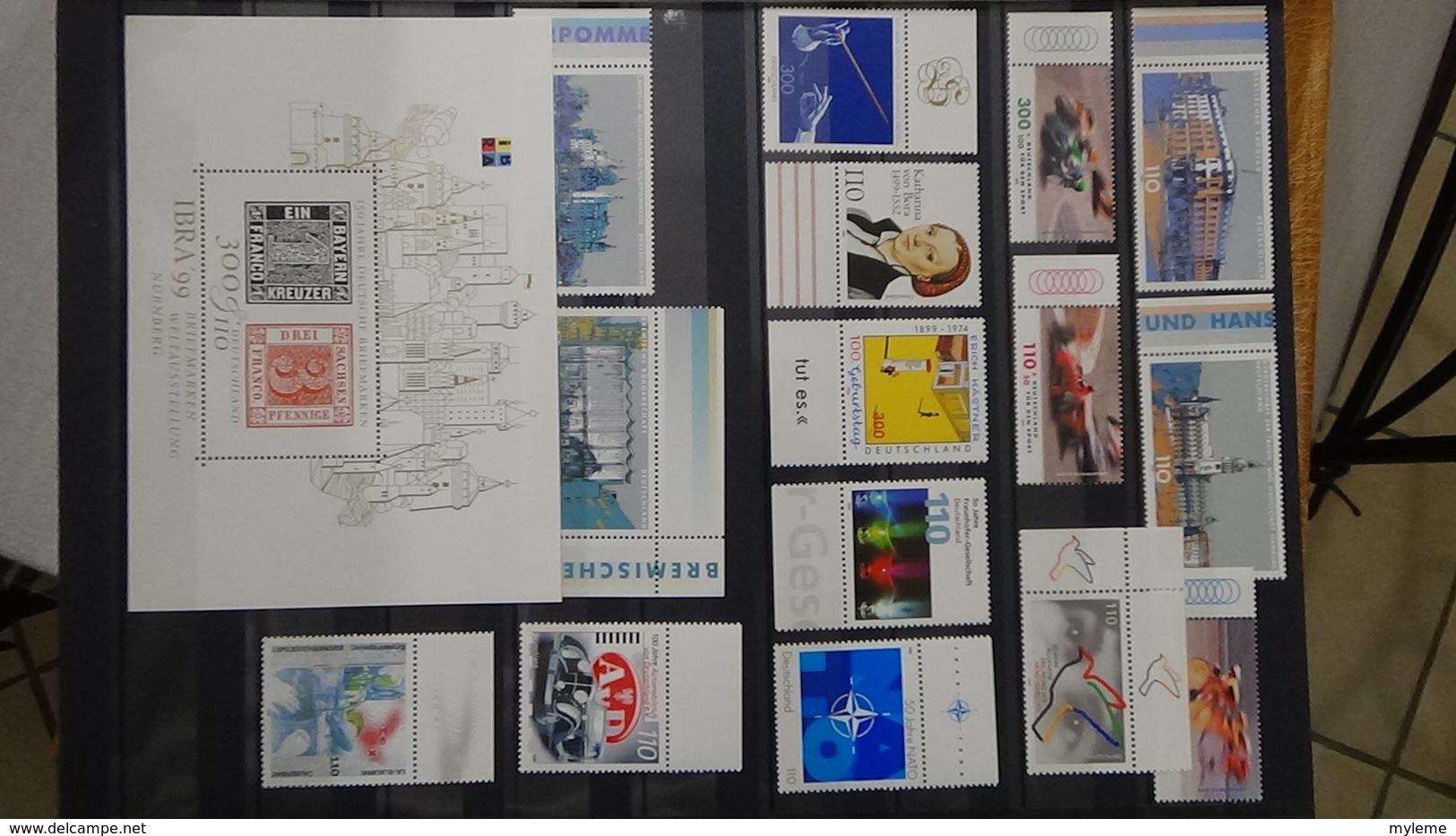 B461 Belle collection de timbres et blocs ** d'Allemagne Fédérale et de Berlin. A saisir !!!