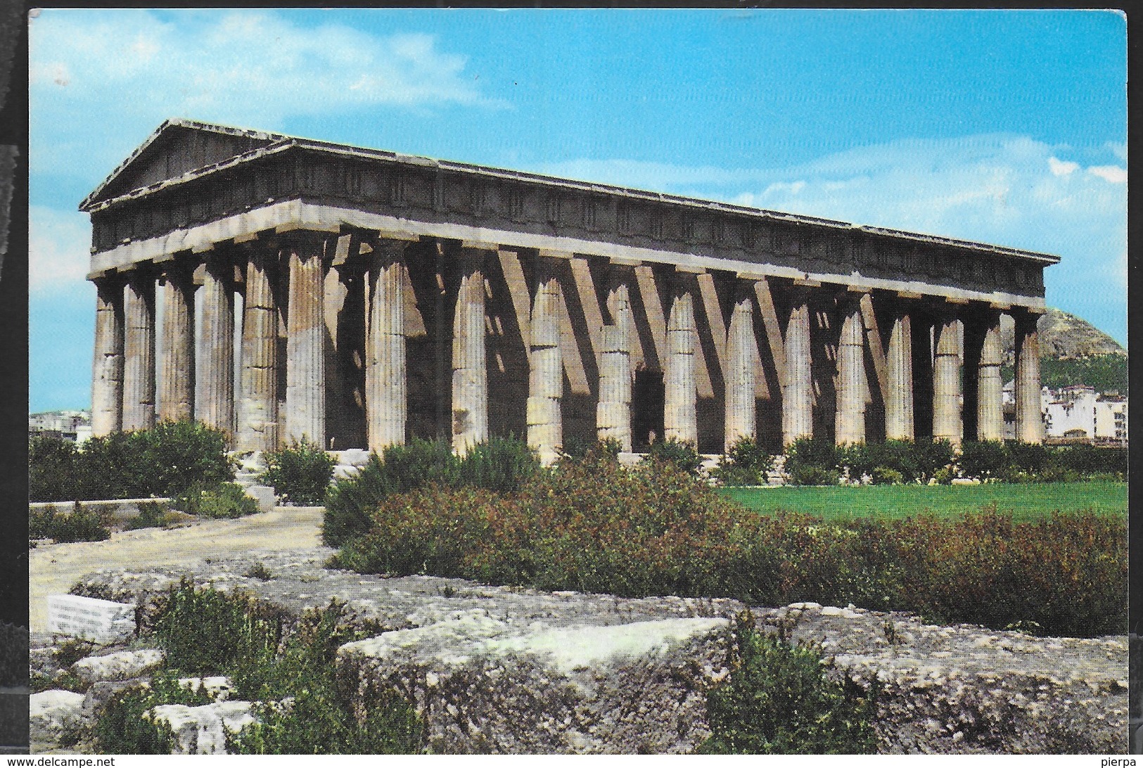 GRECIA - ATENE  - IL TESEO - TEMPIO DI EFESO - VIAGGIATA 1964 - Grecia