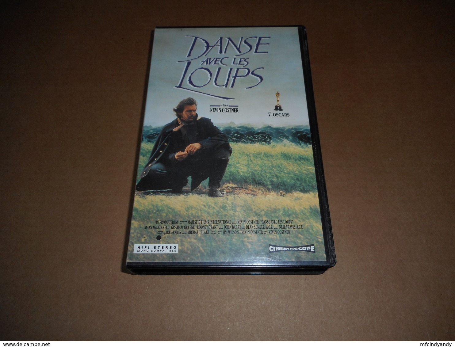 Cassette VHS Film - Danse Avec Les Loups - Action, Aventure