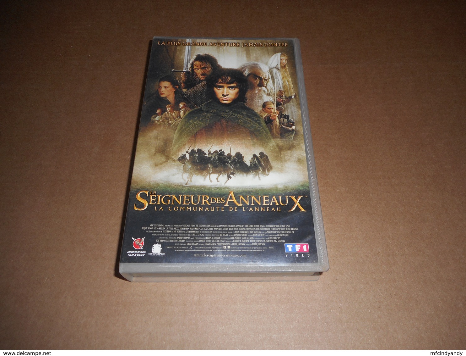 Cassette VHS Film - Le Seigneur Des Anneaux - La Communauté De L' Anneau - Action, Aventure