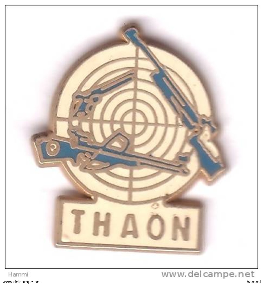 SP65 Pin's Tir Compétition Carabine Pistolet Thaon Les Vosges Achat Immédiat - Autres & Non Classés