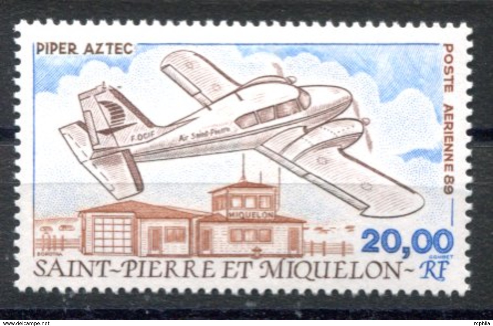 RC 16361 St PIERRE ET MIQUELON COTE 9,20€ N° 68 POSTE AERIENNE NEUF ** TB MNH VF - Unused Stamps