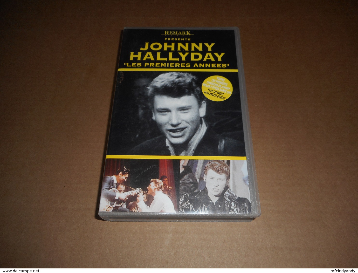 Cassette VHS - Johnny Hallyday - Les Premières Années - Conciertos Y Música