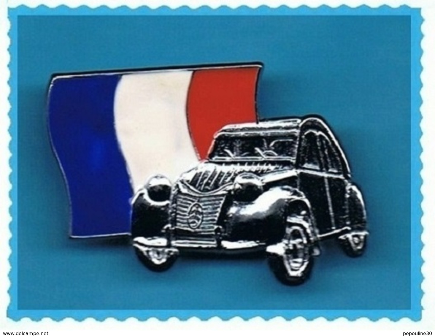 1 PIN'S //  ** 2 CV / DEUDEUCHE / FRANCE **. (© Deudoche Club France Tirage = 500 Paris) - Citroën