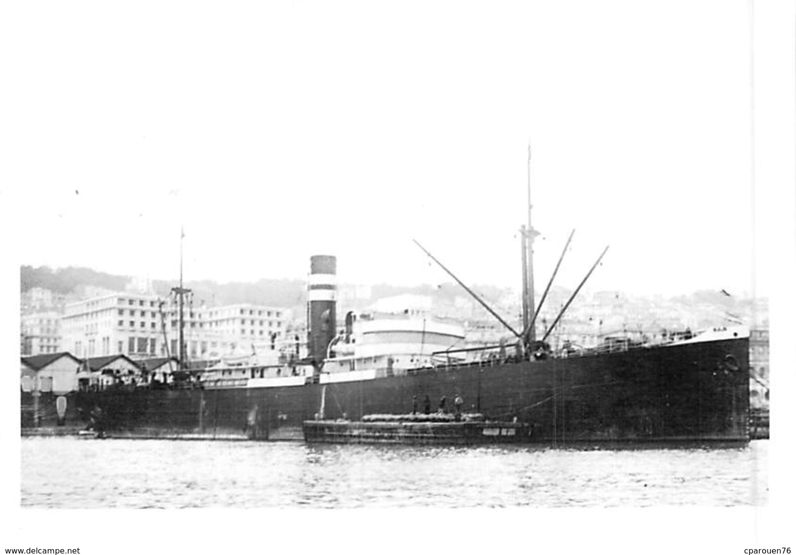 Photo Bateau  " Tiberiade "  Daher 1915 Coulé En Gironde 1920 Renfloué 1922 "Jacques Schiaffino " 1909 Newcastle - Sonstige & Ohne Zuordnung