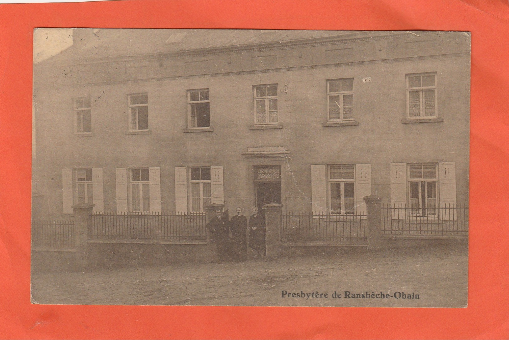 Presbytère De RANSBECHE-OHAIN , TRES RARE , ( Lasne , Waterloo , Braine L'Alleud ) - Lasne