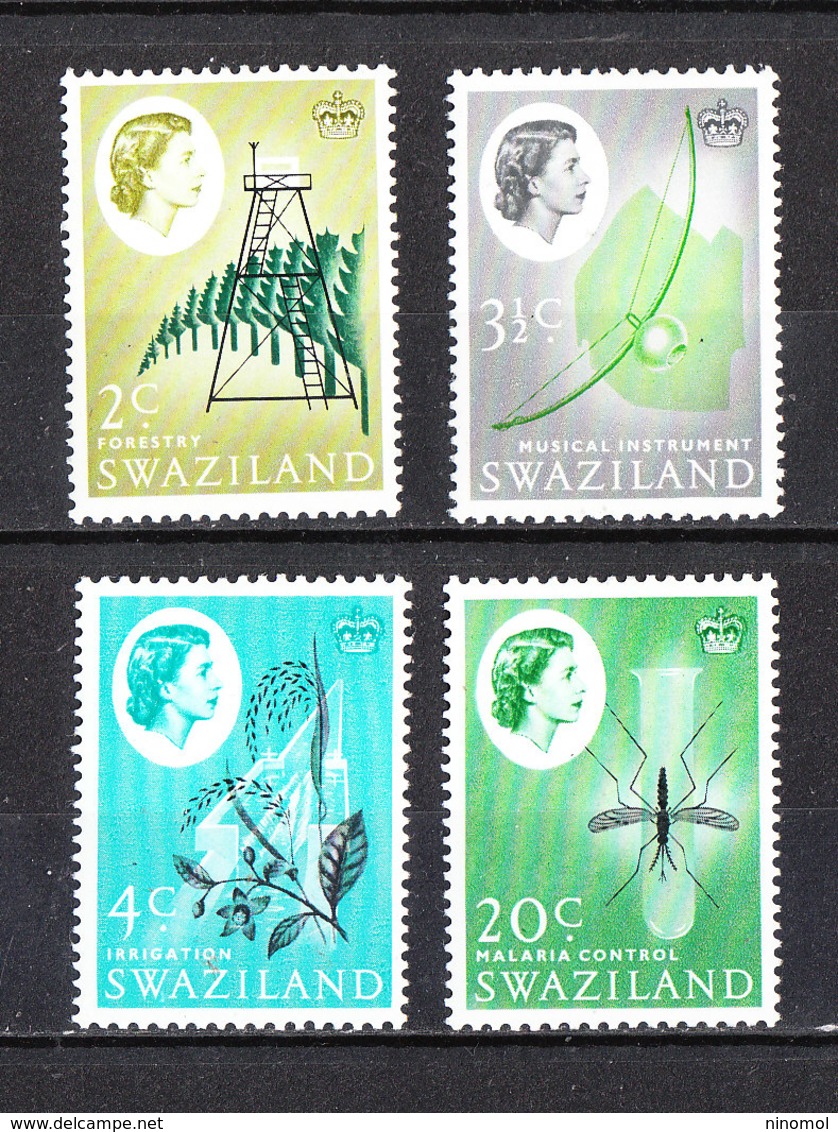 Swaziland. -1962. Industria Legno, Irrigazione, Disinfestazione. Wood Industry, Irrigation, Disinfestation. Complete MNH - Fabbriche E Imprese