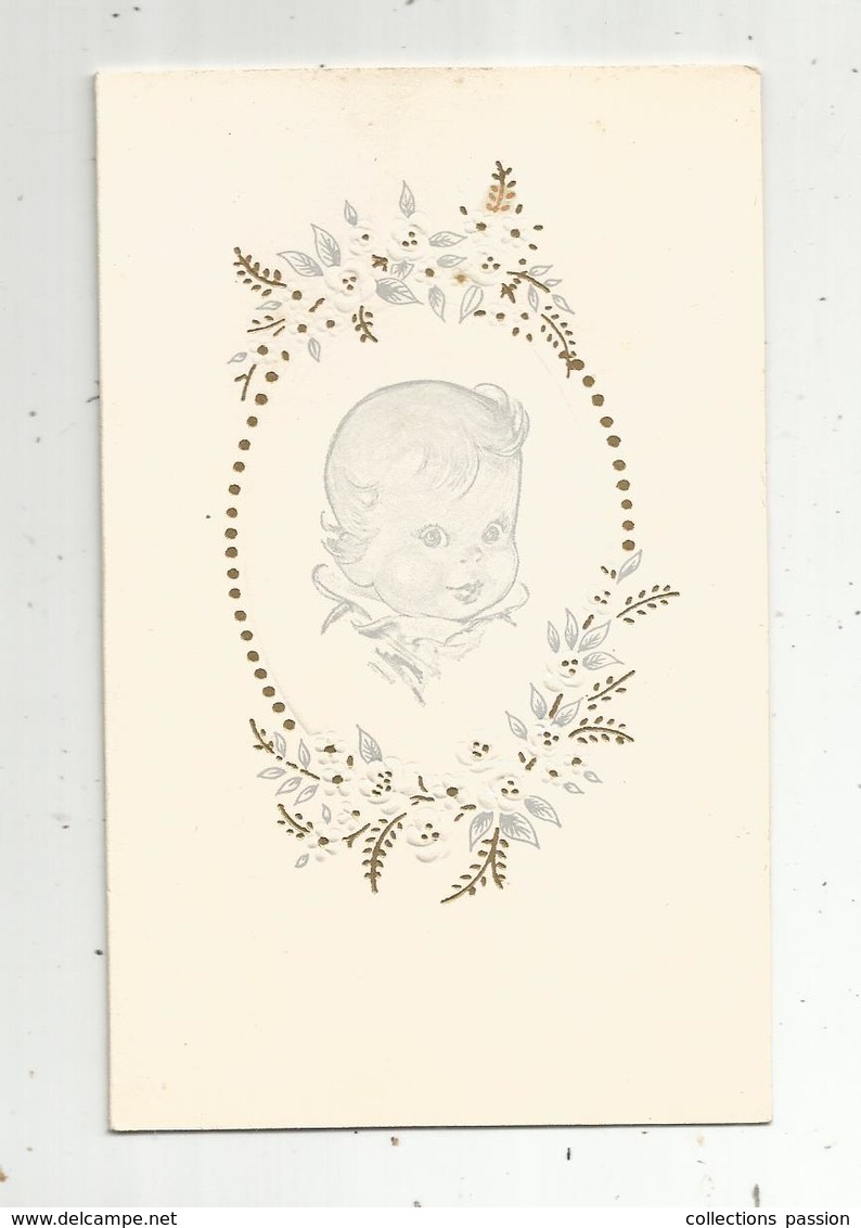 Faire Part De Naissance , 4 Pages ,1972 - Birth & Baptism