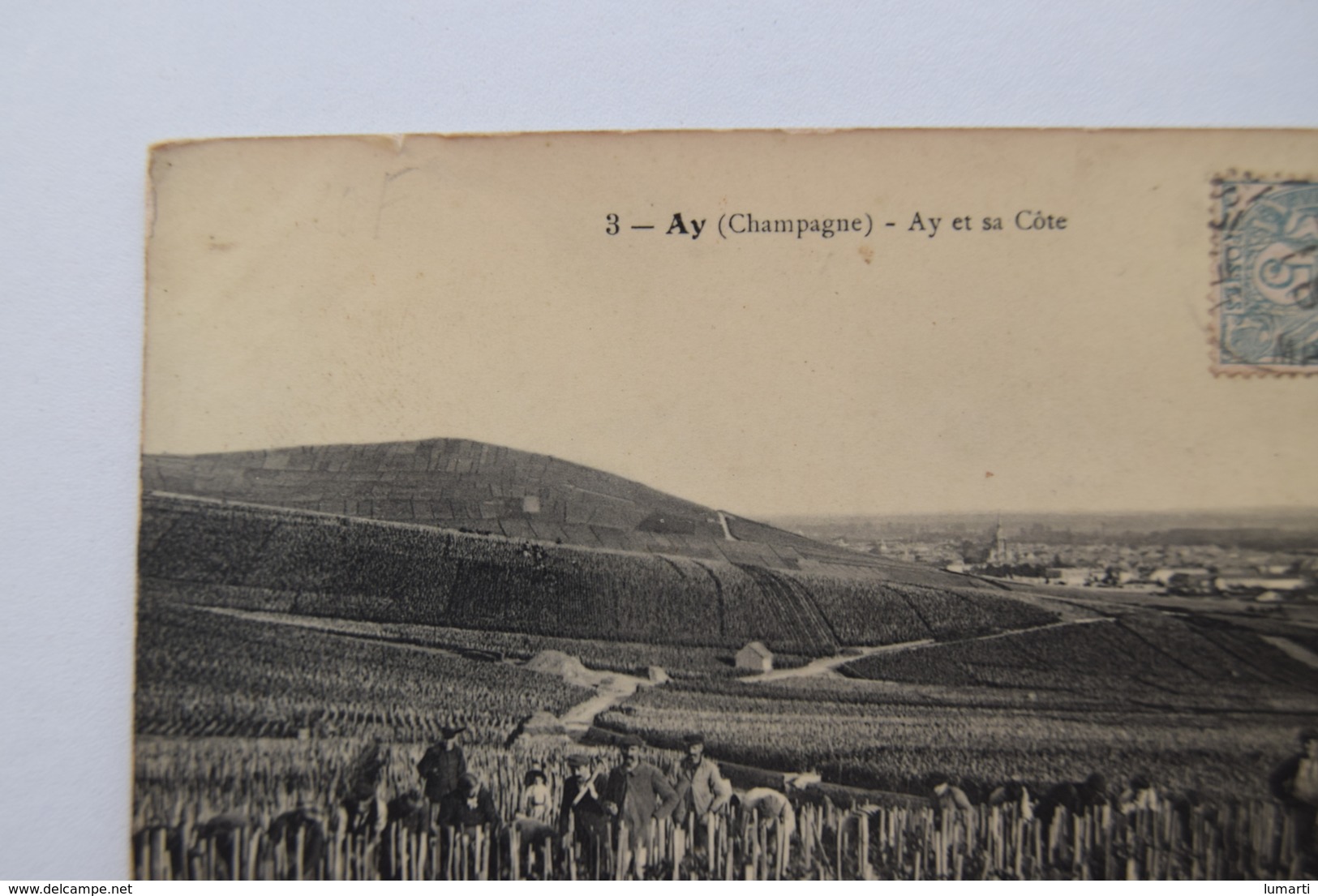 CPA Dpt 51 - N°3 - Ay ( Champagne ) - Ay Et Sa Cote - 1906  (livraison Gratuit France) - Ay En Champagne