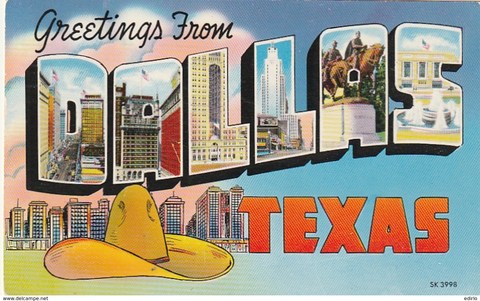 *** TEXAS  Dallas Greetings From - Dallas