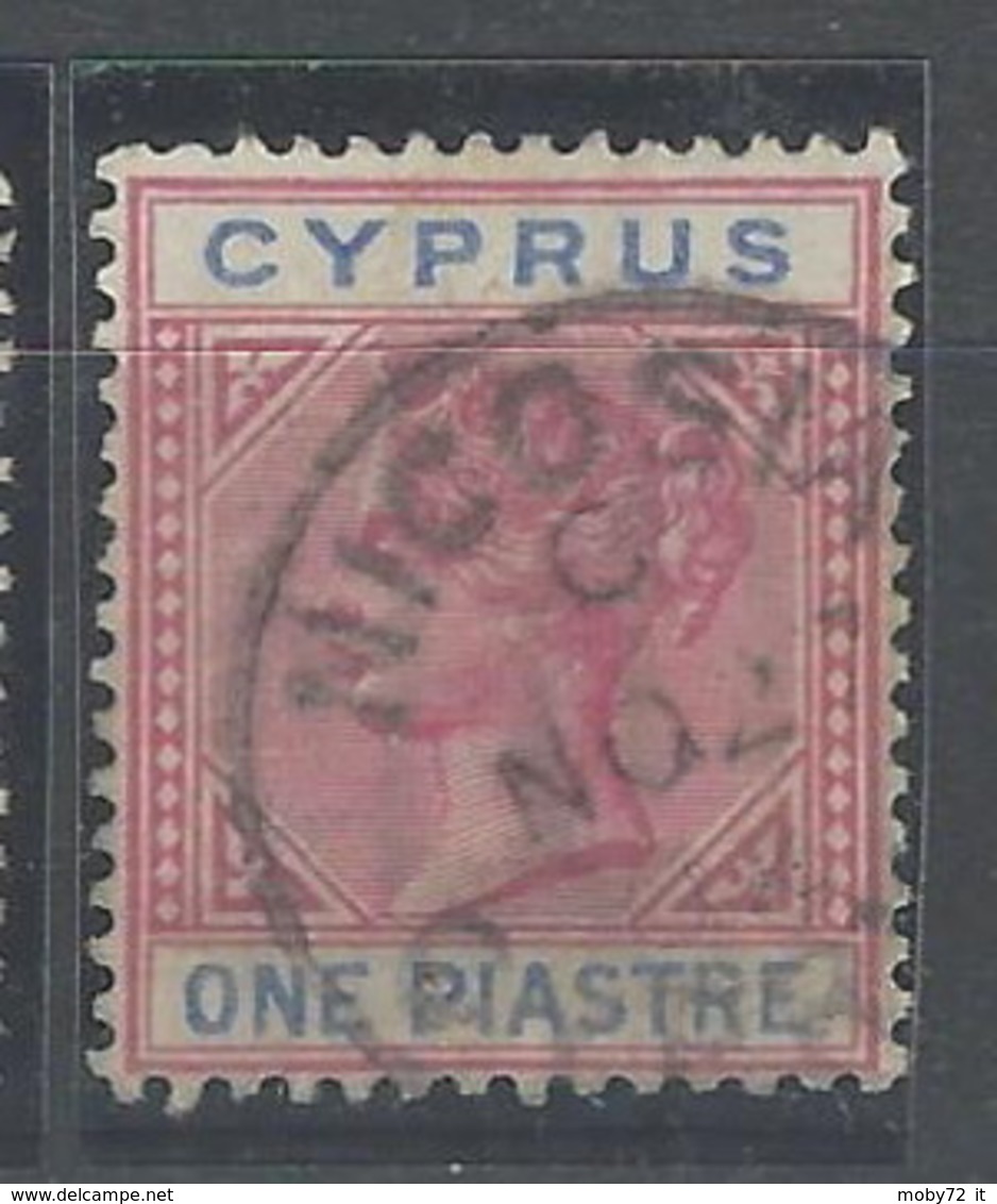 Cipro - 1894 - Usato/used - Queen Victoria - Mi N. 28 - Cipro (...-1960)