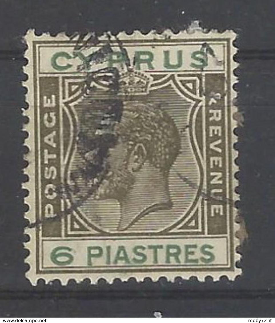 Cipro - 1924 - Usato/used - King Georg V - Mi N. 95 - Chipre (...-1960)