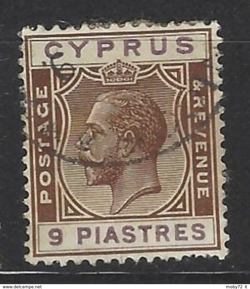 Cipro - 1924 - Usato/used - King Georg V - Mi N. 96 - Cyprus (...-1960)