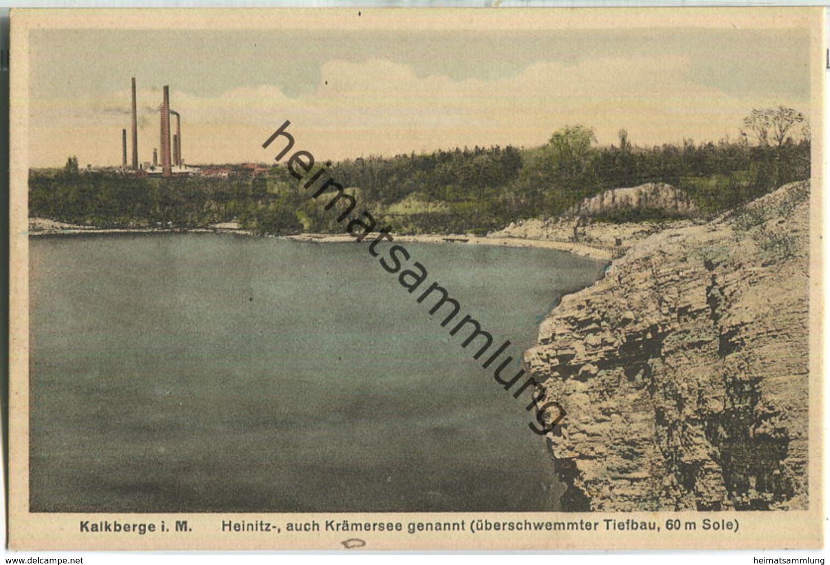 Kalkberge - Heinitz - Auch Krämersee Genannt - Verlag W. Meyerheim Berlin 1928 - Ruedersdorf