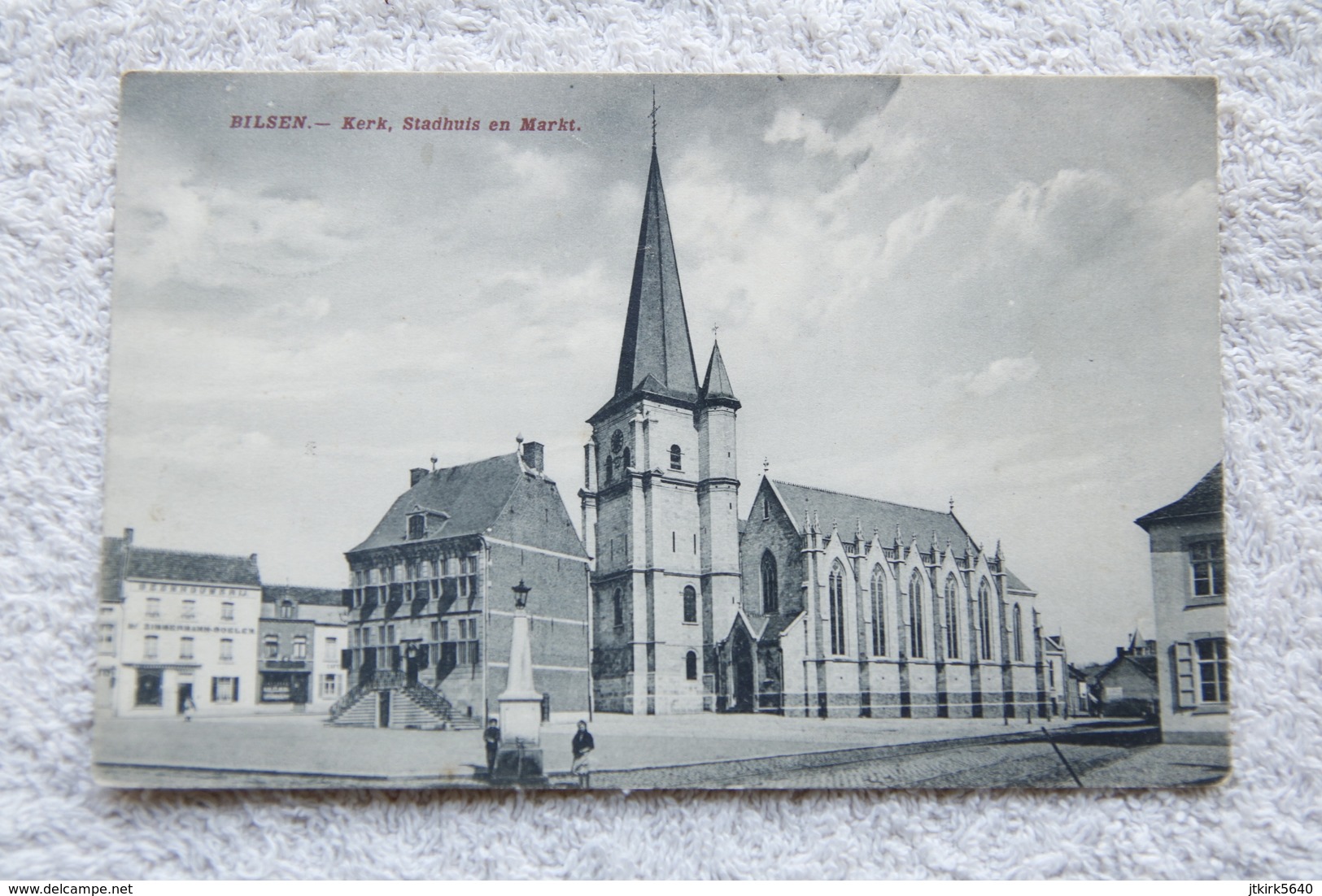 Bilsen "Kerk, Stadhuis En Markt" - Bilzen