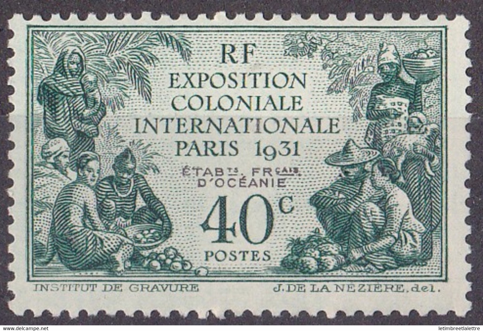 ⭐ Océanie - YT N° 80 ** - Neuf Sans Charnière - 1931 ⭐ - Unused Stamps