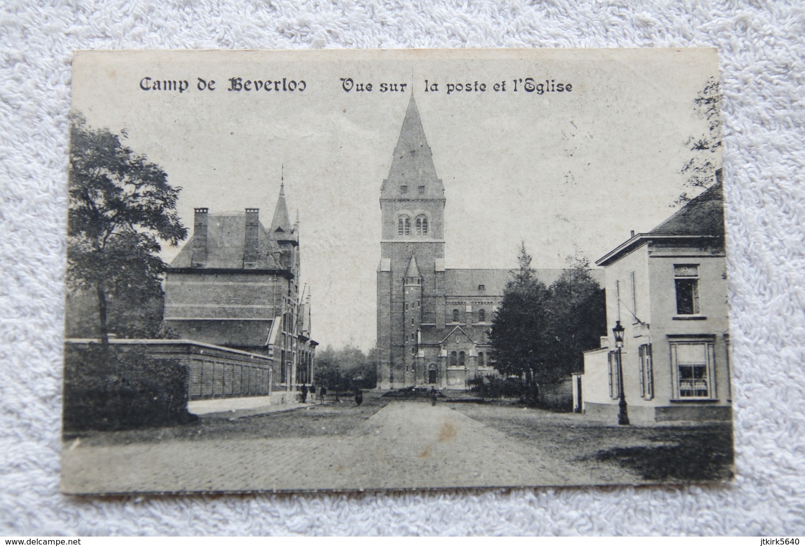 Camp De Beverloo "Vue Sur La Poste Et L'église" - Other & Unclassified