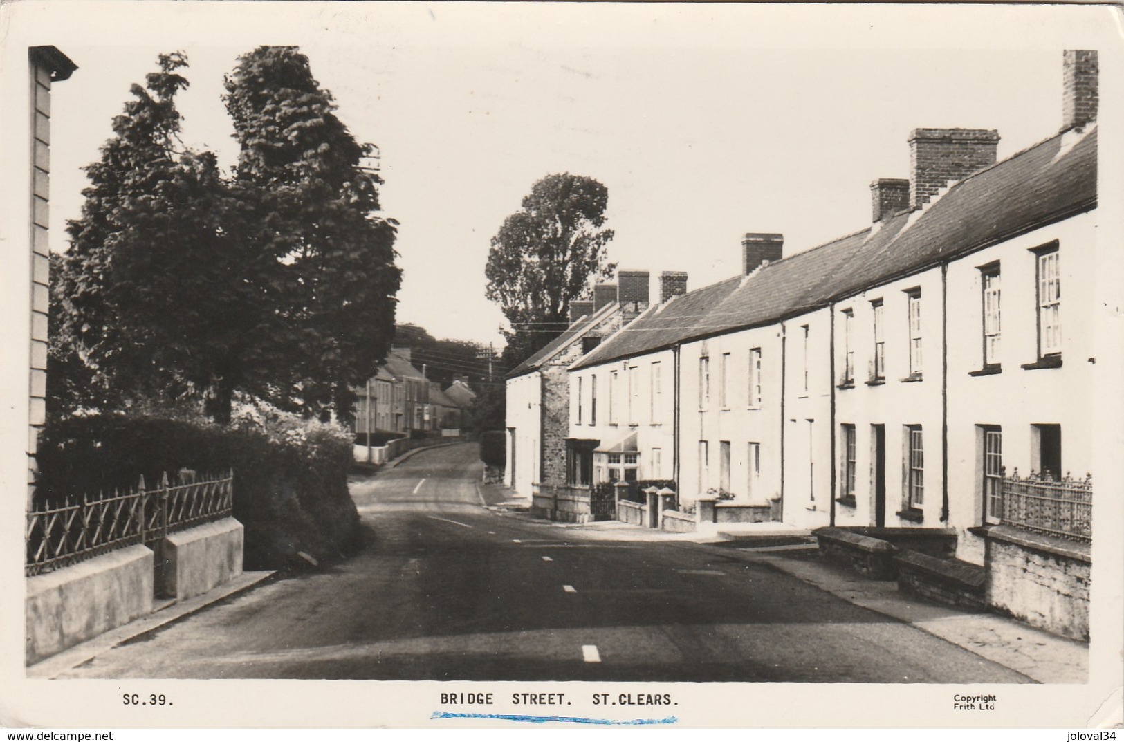 Royaume Uni Pays De Galles - Bridge Street St Clears - Carte Postale Expédiée De Cardigan 1963 - Cardiganshire