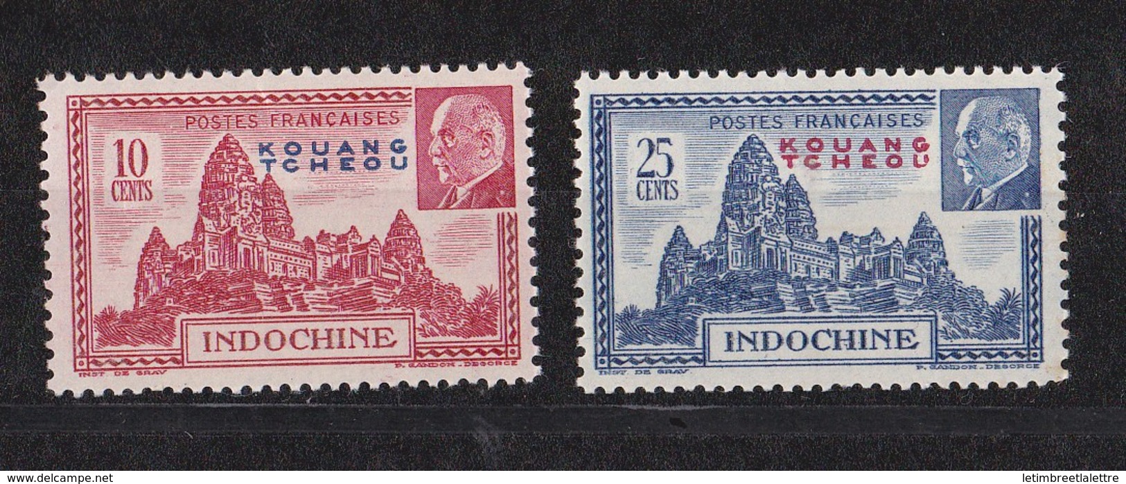 Kouang-T'chéou  N°138-139** - Unused Stamps