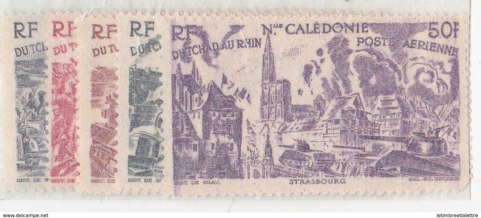 Nouvelle-Calédonie N° 55 à 60** P.A - Neufs