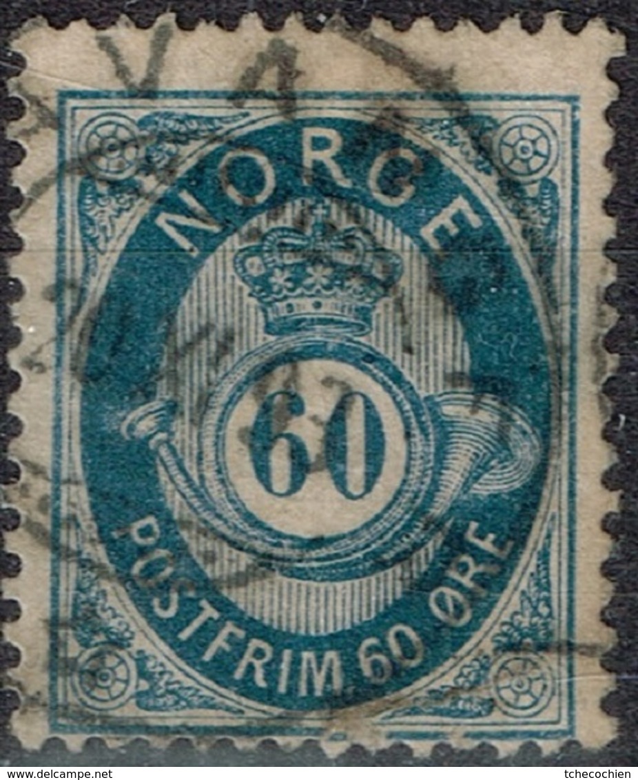 Norvège - 1877 - Y&T N° 31 Oblitéré - Oblitérés