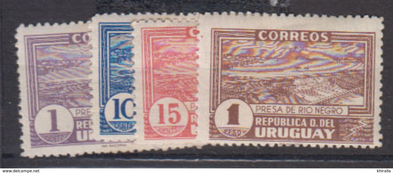 URUGUAY    1937         N °    501 / 504        COTE     12 € 00       ( 1231 ) - Uruguay