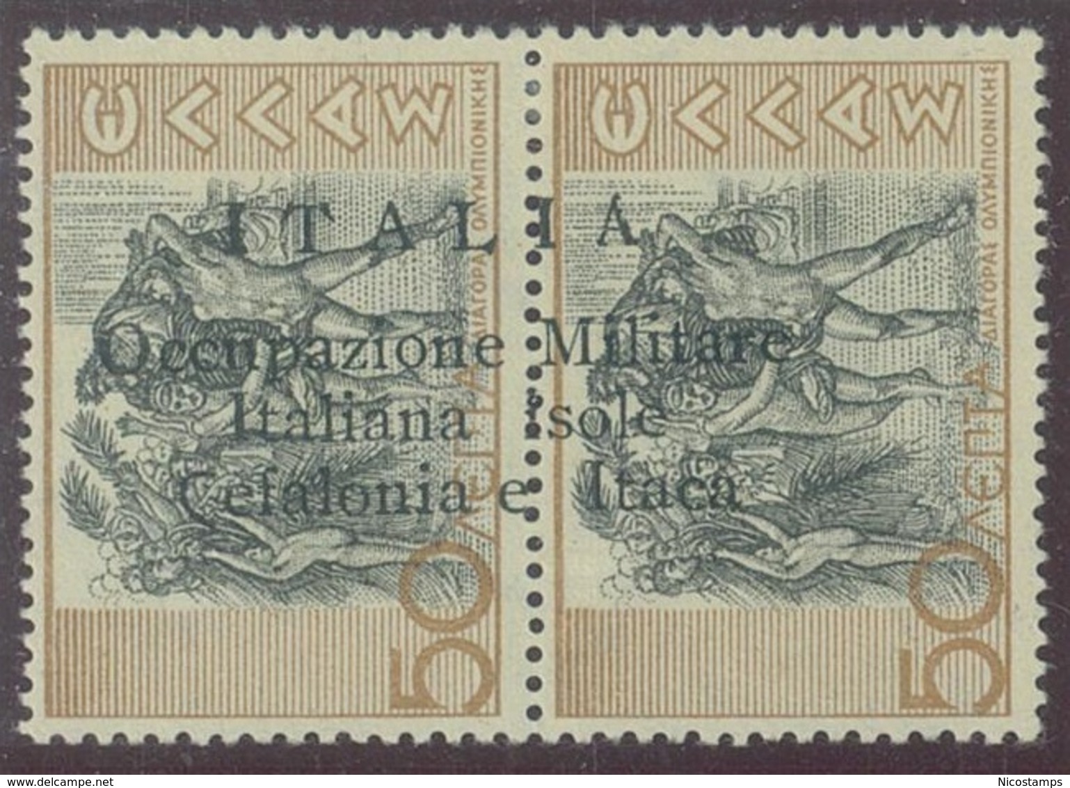 ITALIA - CEFALONIA E ITACA SASS. 15ub NUOVO - Cefalonia & Itaca