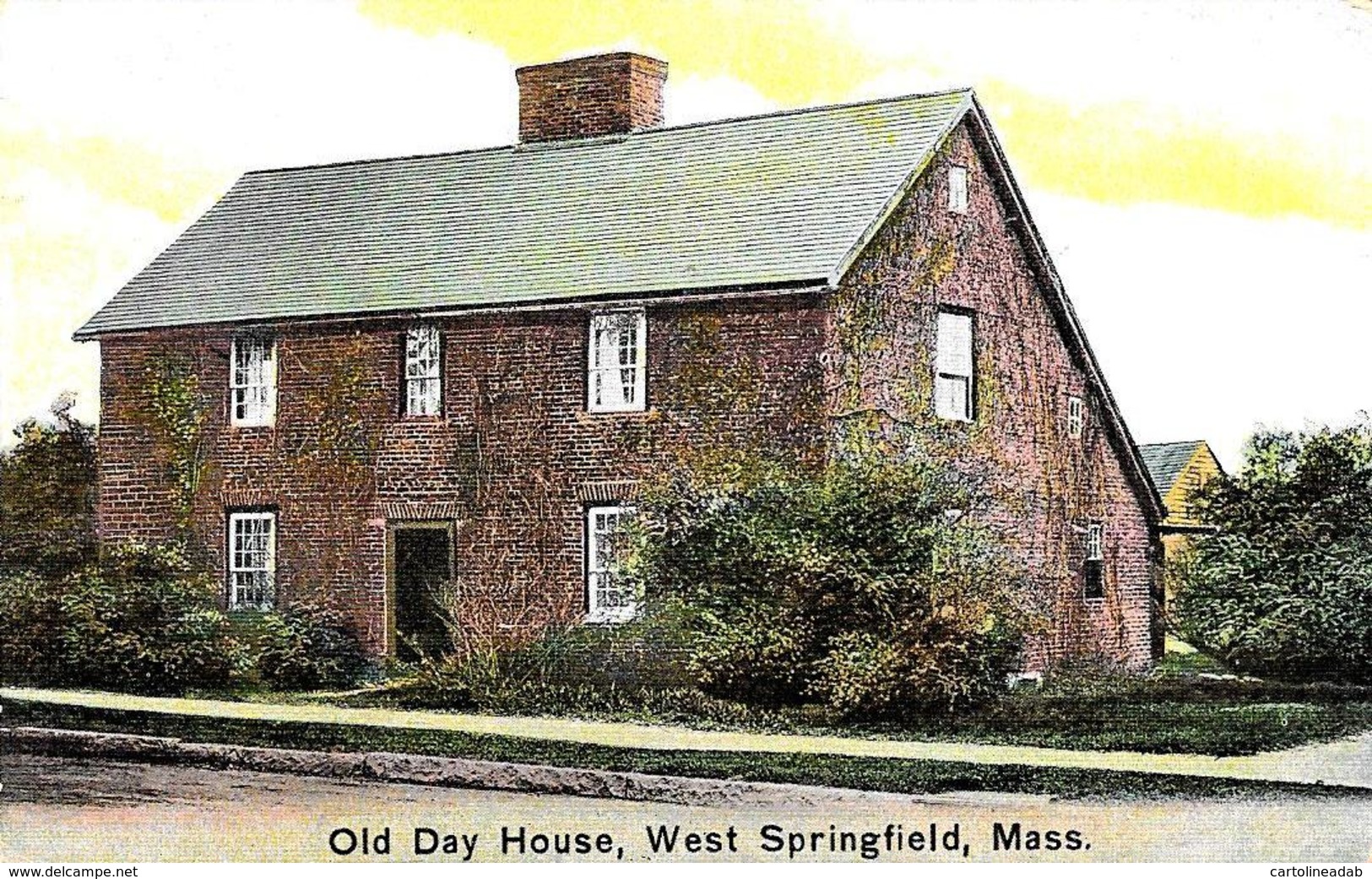 [DC12038] CPA - UNITED STATES - MASSACHUSETTS - WEST SPRINGFIELD - OLD DAY HOUSE - Non Viaggiata - Springfield