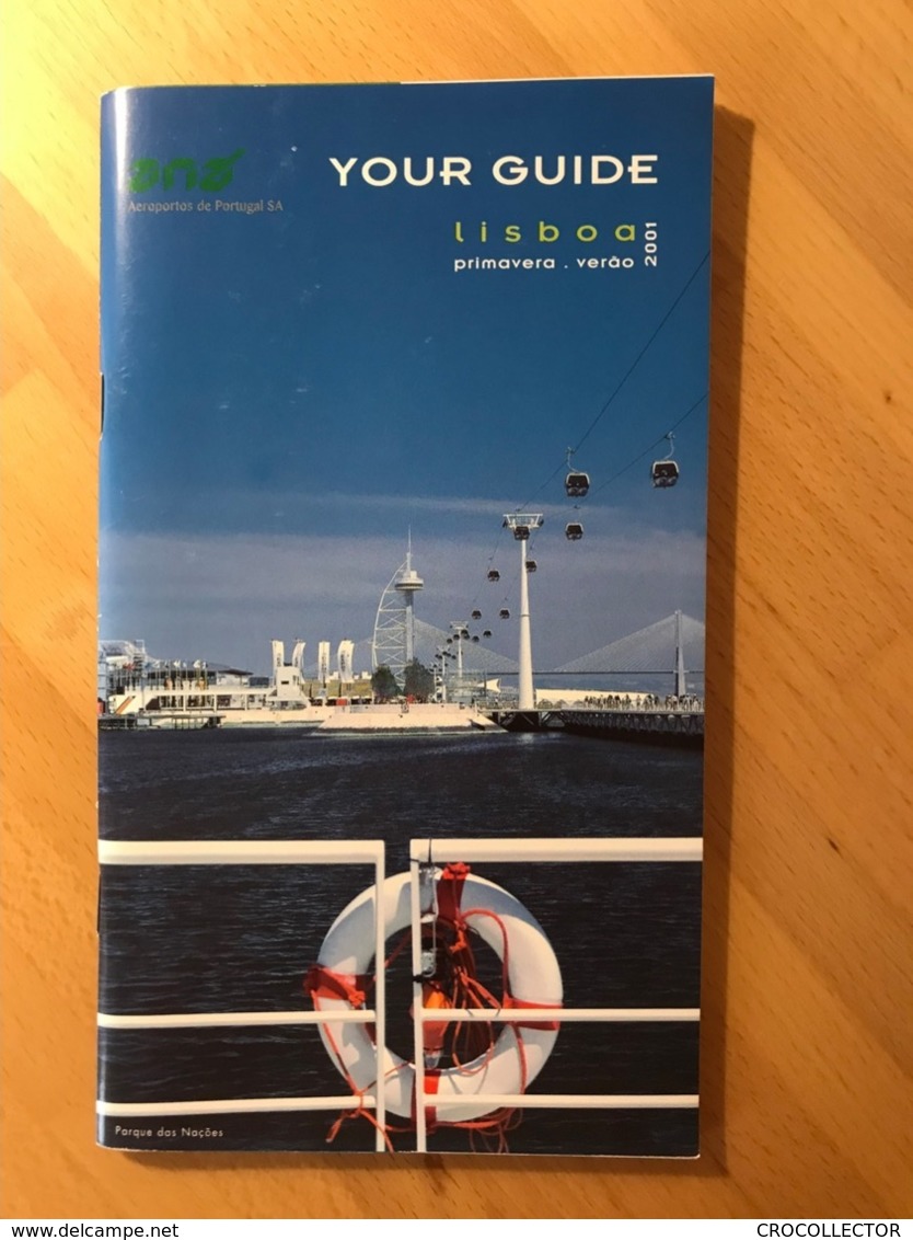 ANA Aeropotos De Portugal SA YOUR GUIDE Lisboa Primavera - Verão 2001 - Orari